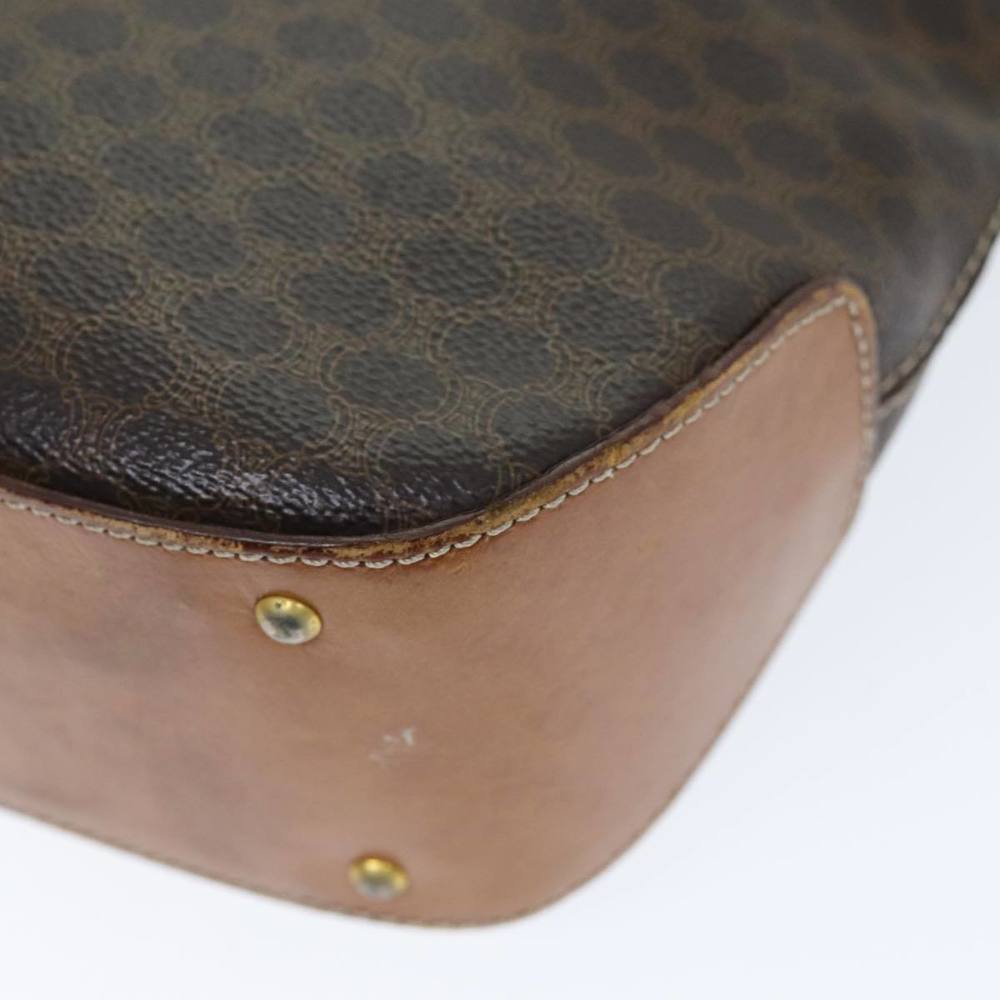 CELINE Macadam Canvas Hand Bag PVC Brown Auth 73419 - Picture 16 of 16
